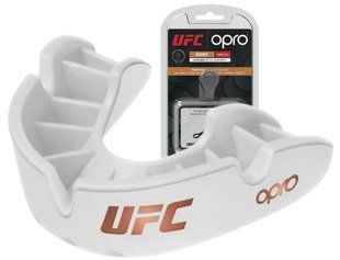 Капа OPRO Bronze UFC дитяча (вік до 10) White (ufc.102513003) Капа OPRO Bronze UFC детская до 11 лет Біла фото