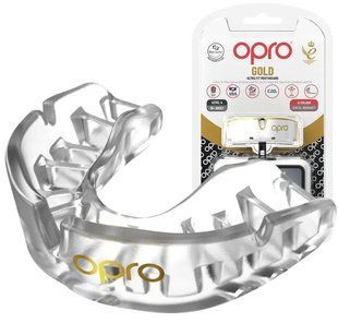 Дитяча капа OPRO Gold (вік до 10 років) Clear (арт. 102505007) Капа OPRO Gold adult 10+ Прозора фото