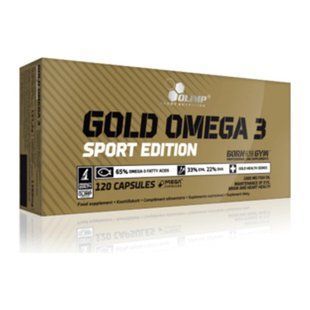 GOLD Omega 3 Sport Edition,120 caps GOLD Omega 3 Sport Edition,120 caps фото